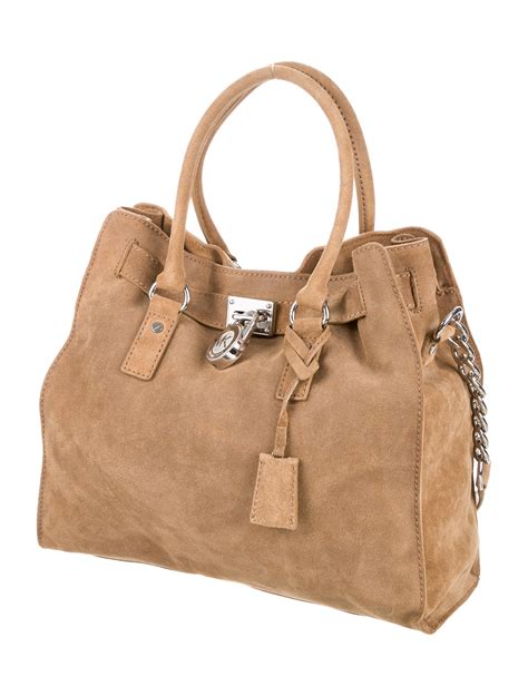 michael kors suede purse